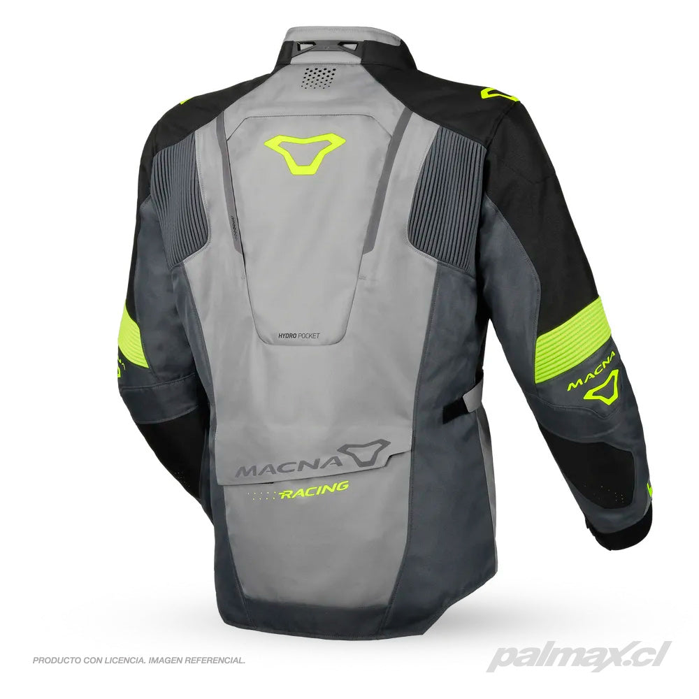 Chaqueta adventure modelo Notch. Color negro/gris/fluo | Macna